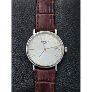 Vintage Tissot T870/970 Silver Quartz Dress Watch Stainless Steel Swiss Made 90s